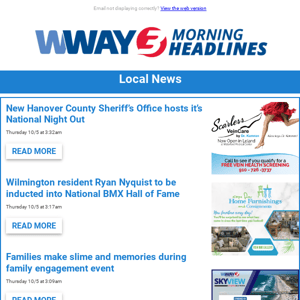 Latest News Highlights from WWAY: National Night Out, BMX Hall of Fame & More