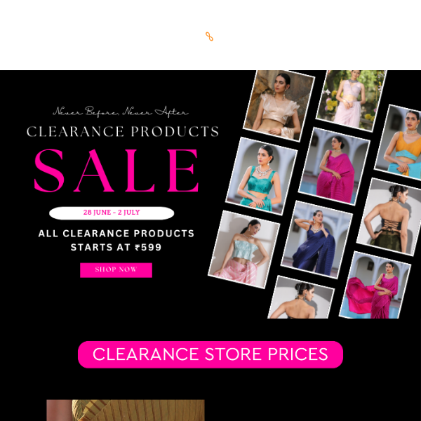 🎉Sale Alert: Unbeatable Prices on All Clearance products💃