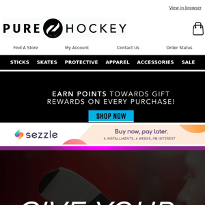 Pure Hockey! Give Your Gear An Edge! Shop Top Stick & Skate Accessories!