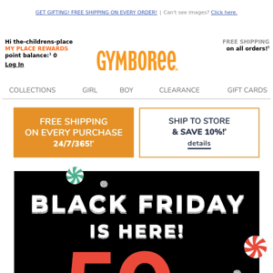 BLACK FRIDAY DEALS: 50-60% OFF SITE! 🎁