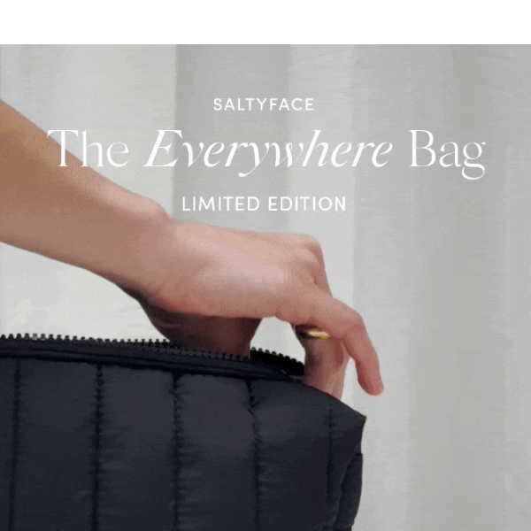 INTRODUCING — THE EVERYWHERE BAG 🖤