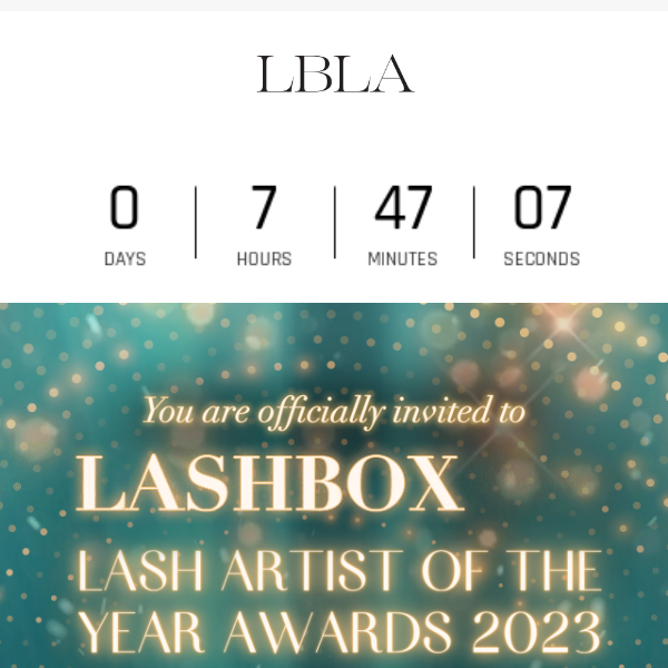 💫 You’re Invited to the Lash Artist Awards ✨