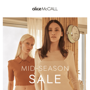 NEW STYLES ADDED TO MID-SEASON SALE