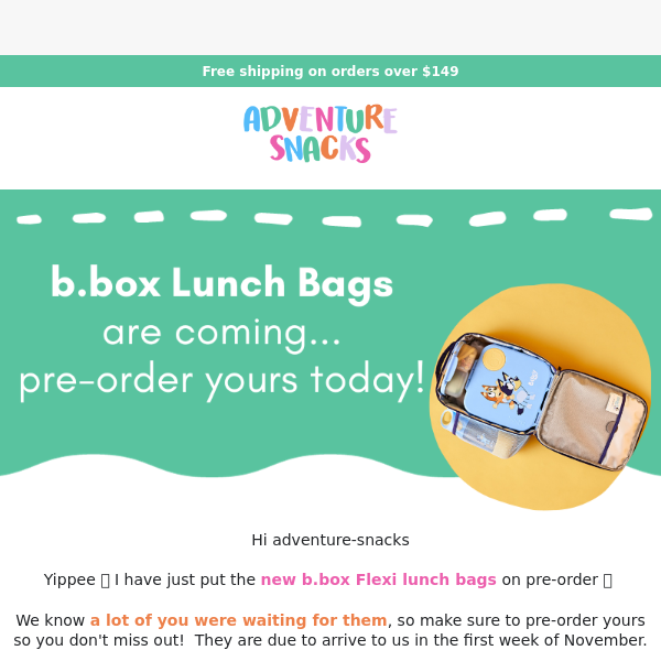 Bbox Lunch Bag Pre-Orders Now Open 🎉🎉