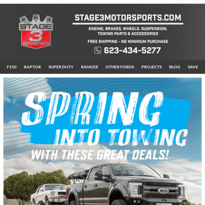 Spring Into Towing and Save Big