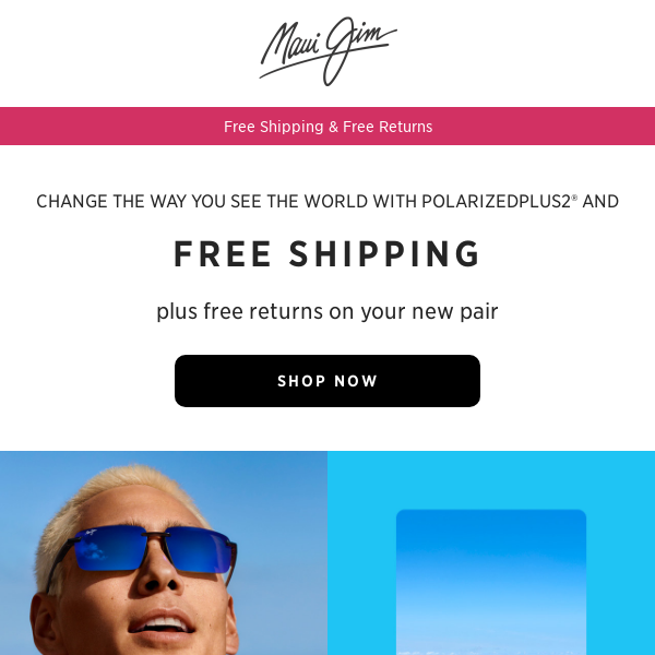 Free Shipping, Returns | Shop Sunglasses Worry-Free
