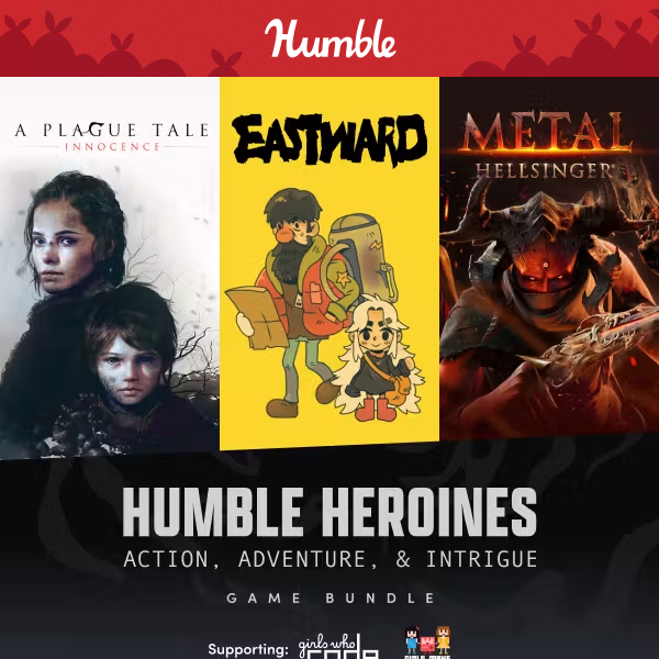 Get Eastward, Metal Hellsinger & more great games in the Humble Heroines Bundle!