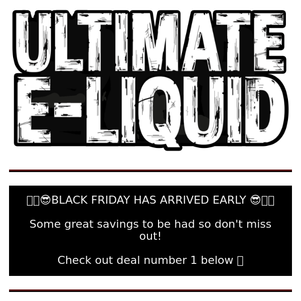 Ultimate Juice Black Friday deal just in!! 🤑