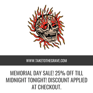 Memorial Day Sale