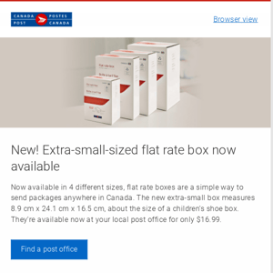 .ca Retires 2 Canada Post Expedited Flat-Rate Services