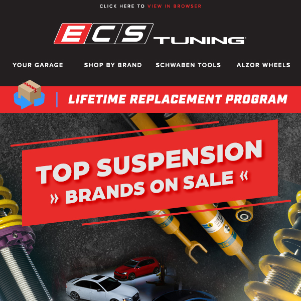 Top Suspension Brands on Sale this Winter!