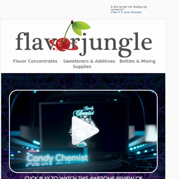 Check Out CandyChemist's Reviews with FlavorJungle.com