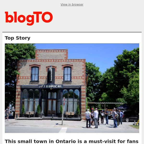 The latest from blogTO