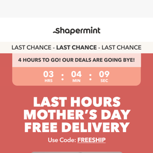 🆓 Shipping - Mother’s Day Last Hours