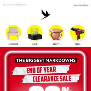 Shop The Biggest MARKDOWNS!!