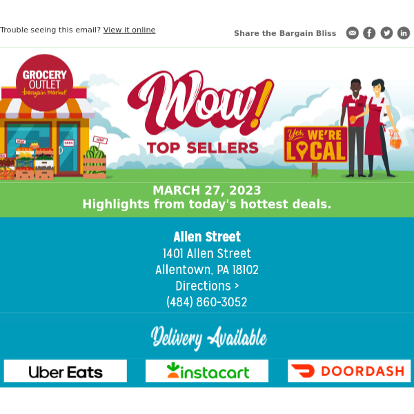 Wow! Deals for March 27, 2023