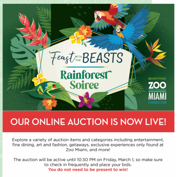 Our silent auction is now LIVE!