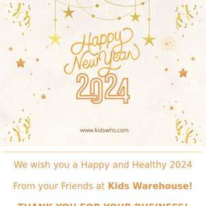 Happy New Year, Kids Warehouse! 🎆🎉