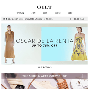 New Oscar de la Renta Up to 75% Off | The Shoe & Accessory Shop
