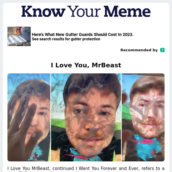 I Love You, MrBeast