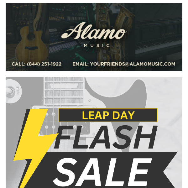 *Must Open! Leap Day Flash Sale!