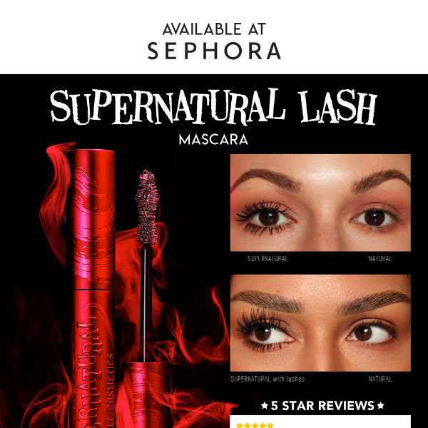 🖤 Get unreal volume with Supernatural Lash Mascara 🛍️ at Sephora 🖤 - Melt  Cosmetics