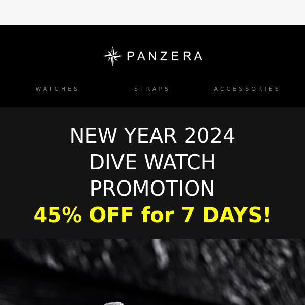 NY Dive Watch Promotion!