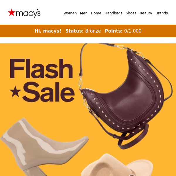 Flash Sale: 50-65% off women’s shoes, handbags & accessories