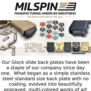 The Finest Glock Slide Plates