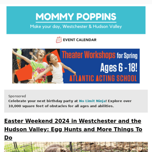 Easter Weekend 2024 in Westchester and the Hudson Valley: Egg Hunts and More Things To Do