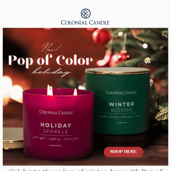 NEW! Pop of Color Holiday