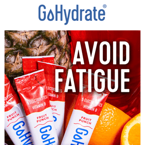 💧 Beat your FATIGUE! (& boost your Vitamin D)💪🍊