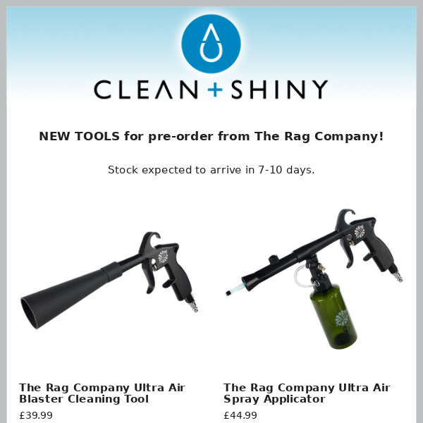NEW EXCLUSIVE TOOLS + Saturday Opening - Clean And Shiny