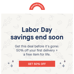 Don't miss this Labor Day deal!