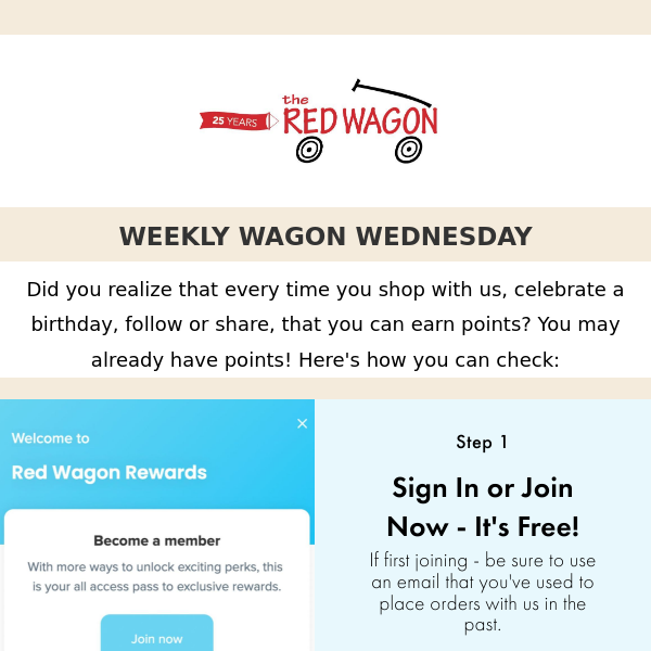 Red Wagon Rewards: An Easy Way to Save!