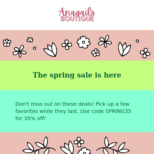 NEW now: spring arrivals 🌺💐🌼