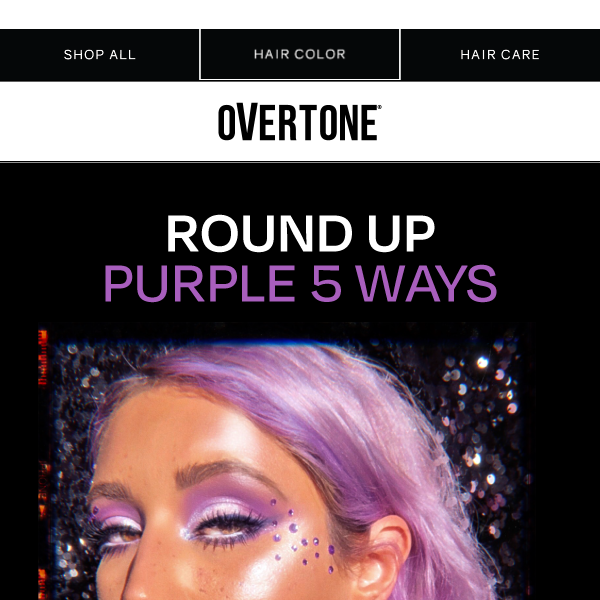 Round-up: Purple hair 5 ways 💜