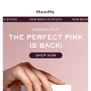 Our sold out perfect PINK is BACK!