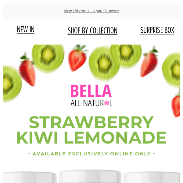 New Strawberry Kiwi Lemonade has arrived! 😋🍓