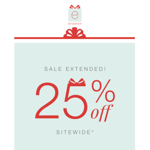 Only 2 days left! Our only sale of the year.