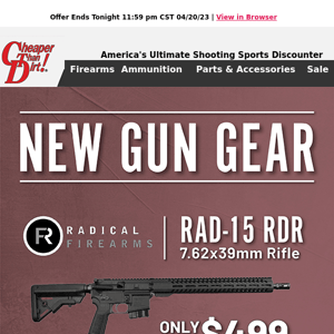 Cheaper Than Dirt New Gun Gear Just Arrived