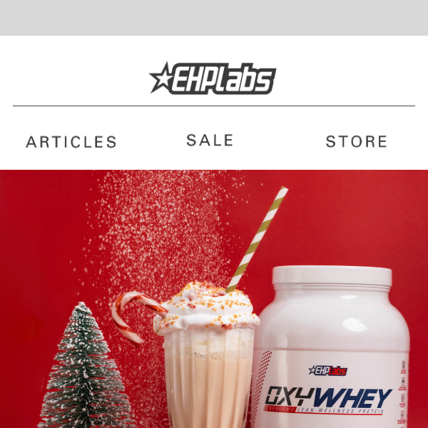 Try this viral high-protein candy cane shake  ➡️