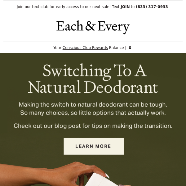 questions (& answers) about natural deodorants