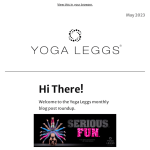 The Yoga Leggs Monthly Roundup