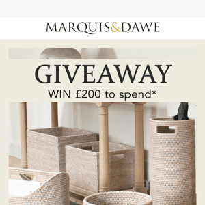 Enter To Win Our £200 Giveaway