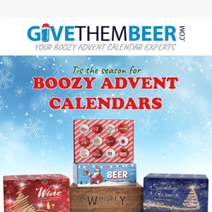 Boozy Advent Calendars - Available Now