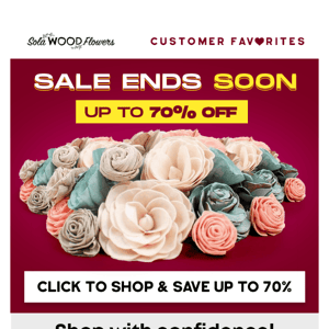 Customer Favorites! 🥰️ Incredible 70% Off Flowers