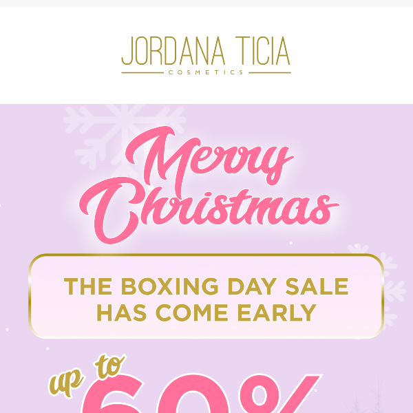 OMG! Our Boxing Day Sale Has Come Early Jordana Ticia UK 💖🎁