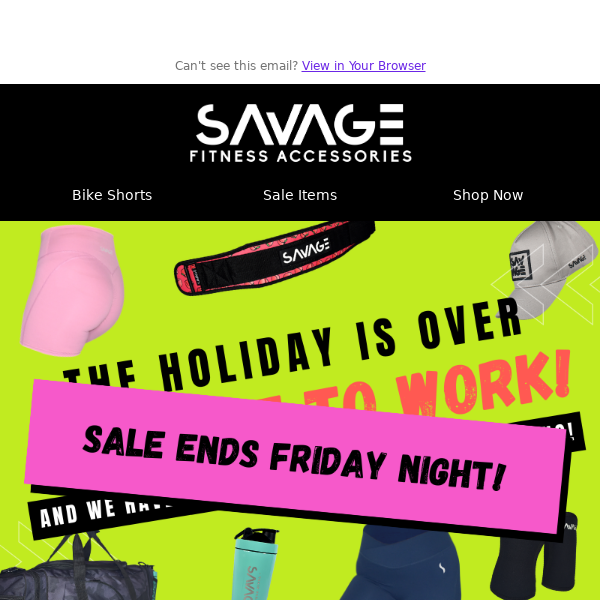 Savage Fitness Accessories Will you be a Savage in the gym in 2023?! Sale ends tomorrow! 🚨