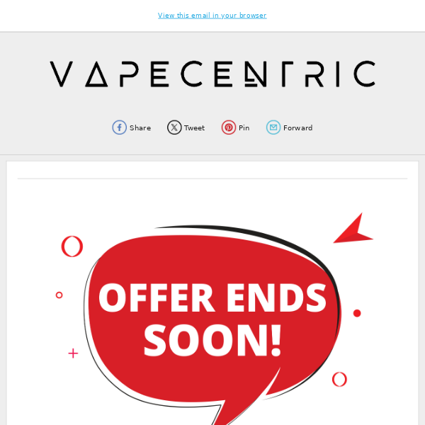 😰 30% OFF Ejuices -- FINAL WEEKEND! 😰